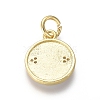 Brass Micro Pave Cubic Zirconia Pendants KK-G374-18G-3