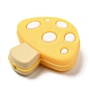 Mushroom Food Grade Eco-Friendly Silicone Focal Beads LS-SIL-Z005-01D-2