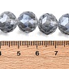 Transparent Electroplate Glass Beads Strands EGLA-N002-34D-F03-2
