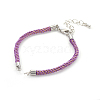 Adjustable Nylon Cord Bracelet Making MAK-F026-B04-P-1