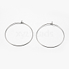 316 Surgical Stainless Steel Hoop Earrings Findings STAS-F149-32P-D-2