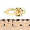 Brass Fold Over Clasps KK-M311-05G-3