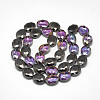 Electroplate Glass Beads Strands EGLA-S152-20x16mm-M-2