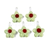 Handmade Lampwork Pendants LAMP-Q039-21K-1
