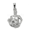 Non-Tarnish 304 Stainless Steel Pendants STAS-D165-14P-01-1