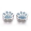 Alloy Enamel Slider Charms ENAM-WH0047-11E-2