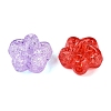 Transparent Crackle Acrylic Beads OACR-Q203-03-3