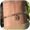 304 Stainless Steel Crystal Rhinestone Charm Bracelets FS-WG4E3AB-14-1