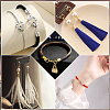 160Pcs 4 Styles Brass Cord Ends KK-PH0011-71-5