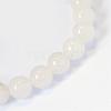 Natural White Jade Round Bead Strands G-E334-10mm-13-2