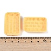 Rattan Basket Resin Cabochons RESI-Q014-07I-3