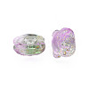 Two Tone Transparent Spray Painted Glass Beads GLAA-T022-02-A01-3