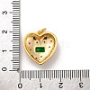 Brass Micro Pave Cubic Zirconia Pendants KK-U033-18G-02-3