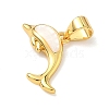 Brass Enamel Pendants KK-H534-01B-G01-2