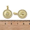 Brass Micro Pave Cubic Zirconia Pendants KK-U060-13G-3