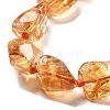 Natural Citrine Beads Strands G-C179-C04-01-4