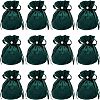  Velvet Jewelry Bags with Drawstring & Plastic Imitation Pearl TP-NB0001-20B-1