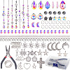 DIY Moon & Star & Sun Suncatchers Making Kits PW-WG2B999-01-1