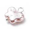 ABS Plastic Imitation Pearl Pendants PALLOY-JF01876-03-3