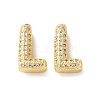 Rack Plating Brass Micro Pave Cubic Zirconia Slide Charms KK-C084-34G-L-1