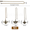 HOBBIESAY Tibetan Style Zinc Alloy Ceiling Fan Pull Chain Extenders AJEW-HY0001-07-2