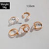 5Pcs Alloy Finger Rings Sets WG7802C-38-2