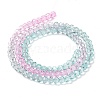 Transparent Painted Glass Beads Strands LS-DGLA-A034-T4mm-A10-5