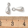 304 Stainless Steel Charms STAS-U037-18P-3