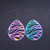 201 Stainless Steel Dangle Earrings STAS-S105-JN425-1