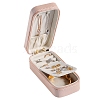 Mini PU Leather Jewelry Set Zipper Box PW-WG24796-02-1