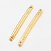 Tibetan Style Bar Links connectors TIBE-A14039-G-FF-2