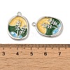 Brass Enamel Pendants KK-S368-09P-3