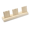 1-Slot Wooden Earring Display Card Stands EDIS-R027-01A-01-4