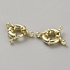 Brass Spring Ring Clasps KK-WH20010-003B-G-2