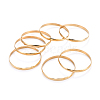 Fashion 304 Stainless Steel Buddhist Bangle Sets BJEW-L664-024A-G-2