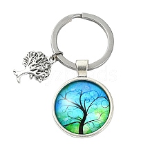 Alloy Glass Keychains KEYC-YW00008-03