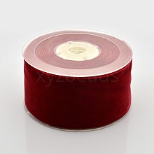 Polyester Velvet Ribbon for Gift Packing and Festival Decoration SRIB-M001-50mm-260