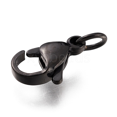 304 Stainless Steel Lobster Claw Clasps Ion Plating(IP) STAS-G240-01D-EB-1