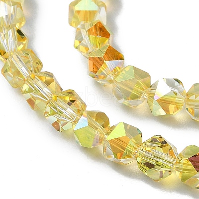 Electroplate Glass Beads X-EGLA-L018-B-AB06-1
