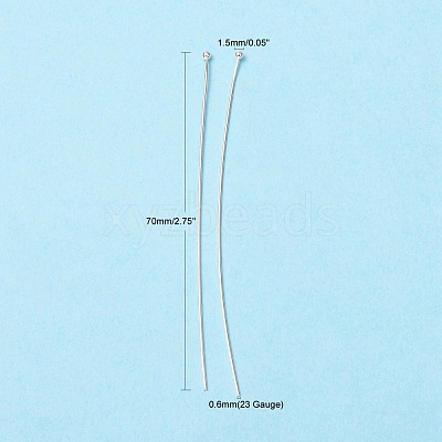 Brass Ball Head Pins RP0.6x70mm-S-1