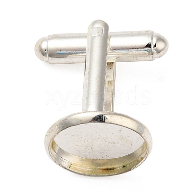 Flat Round Brass Cuff Settings LS-KK-XCP0001-72S-1