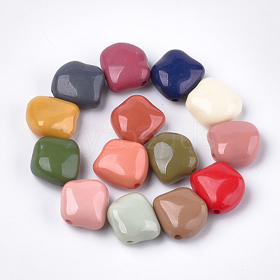Acrylic Beads OACR-S029-058-1