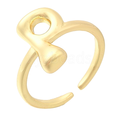 Rack Plating Brass Open Cuff Rings RJEW-S394-01G-P-1