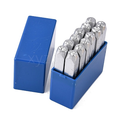 Iron Metal Stamps AJEW-L060-03K-1
