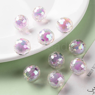 Transparent Acrylic Beads TACR-S152-14B-A03-1