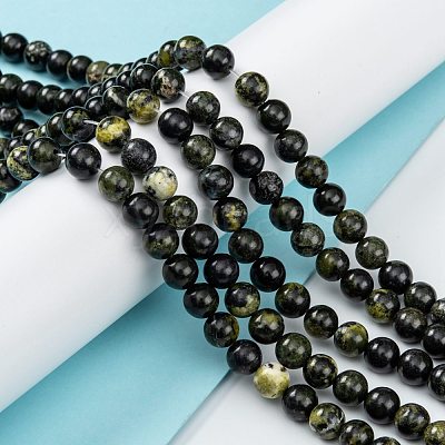 Natural Serpentine Beads Strands G-F709-01-1