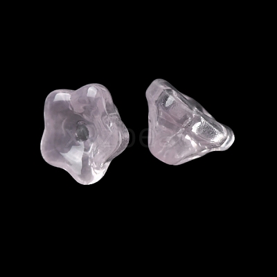 Baking Paint Transparent Glass Beads GLAA-T025-81C-09-1