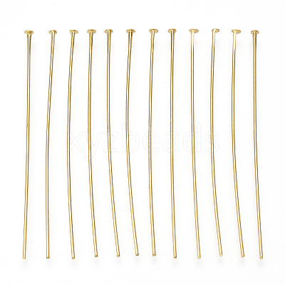 Brass Flat Head Pins KK-G331-11-0.7x55-1