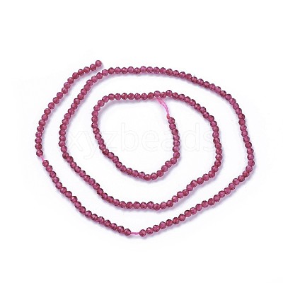 Faceted Glass Beads Strands X-G-F619-09D-2mm-1
