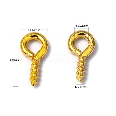 Iron Screw Eye Pin Peg Bails E561Y-G-FF-1